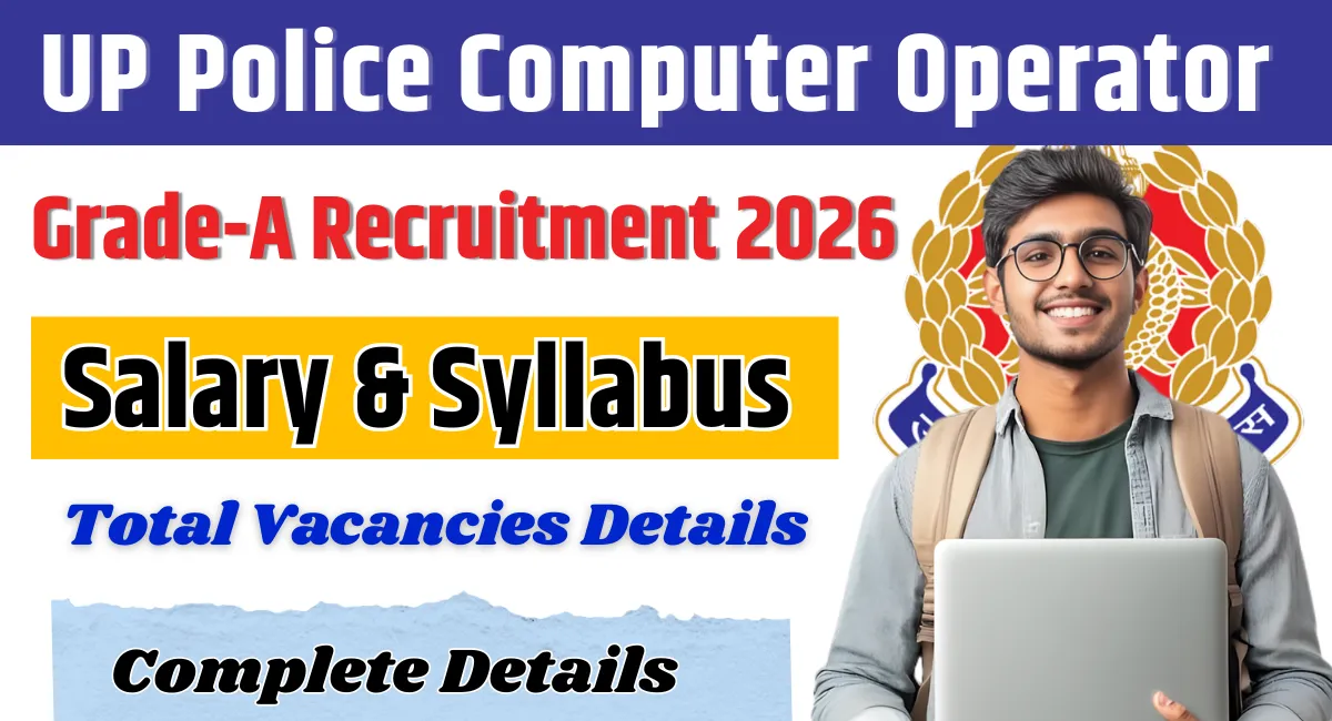 UP Police Computer Operator Grade-A Recruitment 2026