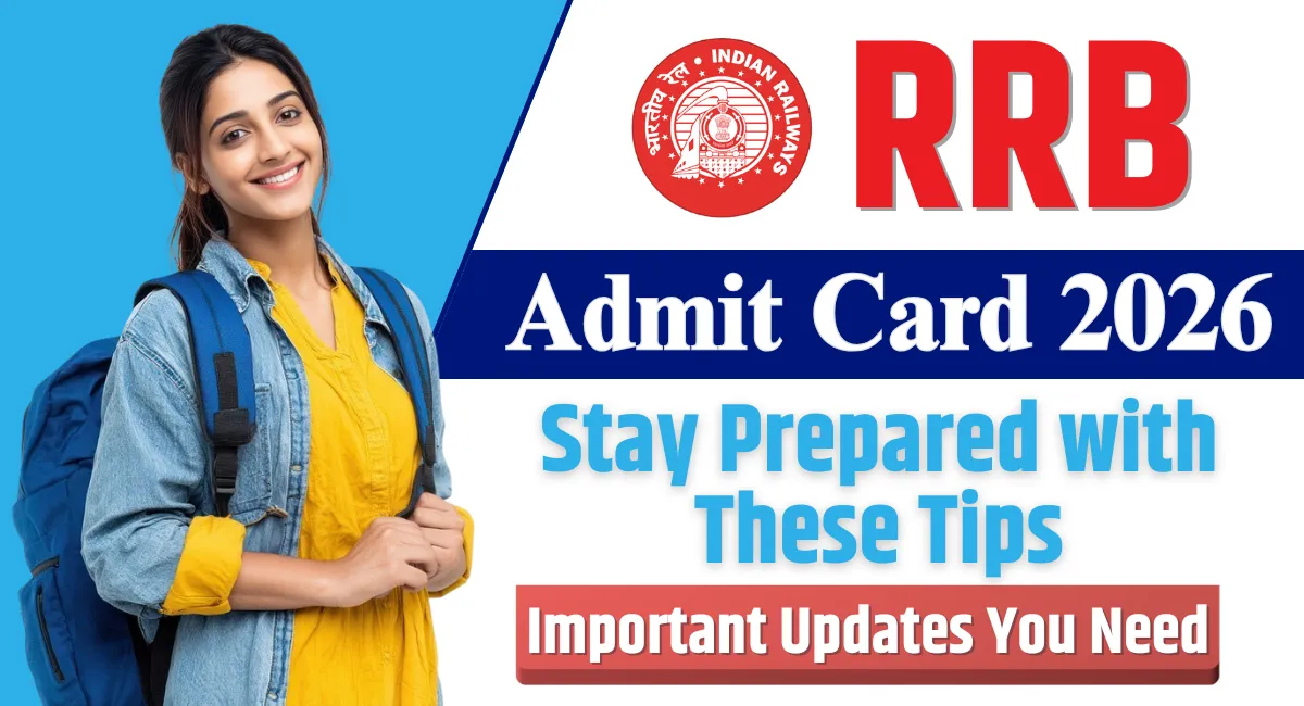 RRB Admit Card 2026