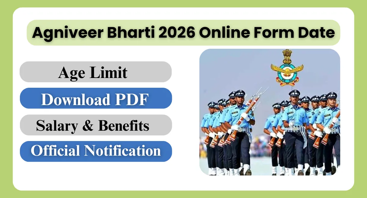 Agniveer Bharti 2026 Online Form Date