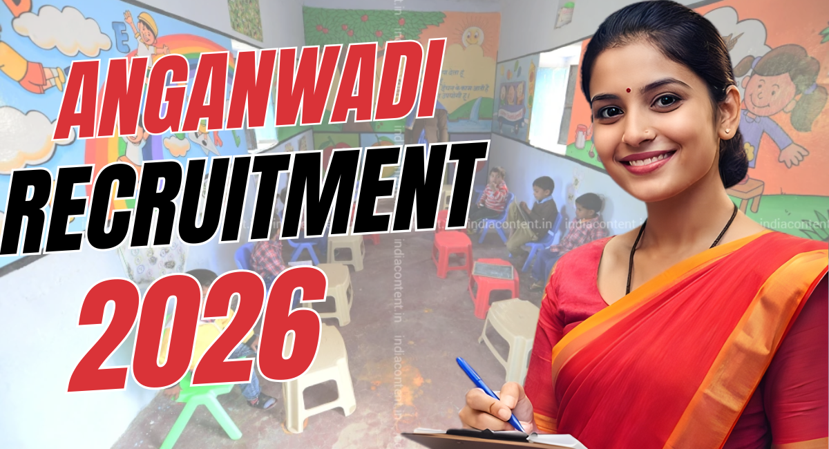 Anganwadi Recruitment 2026