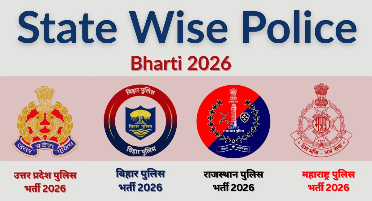 State Wise Police Bharti 2026