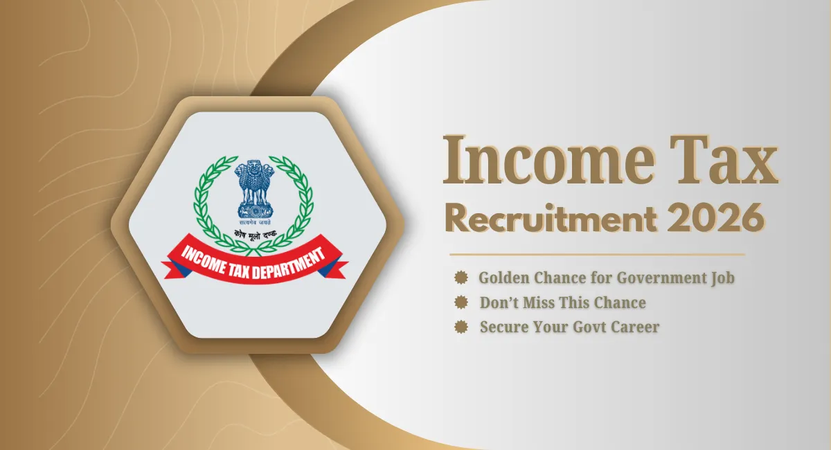 Income Tax भर्ती 2026