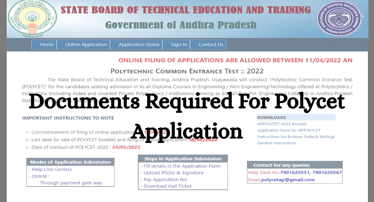 Documents Required For Polycet Application