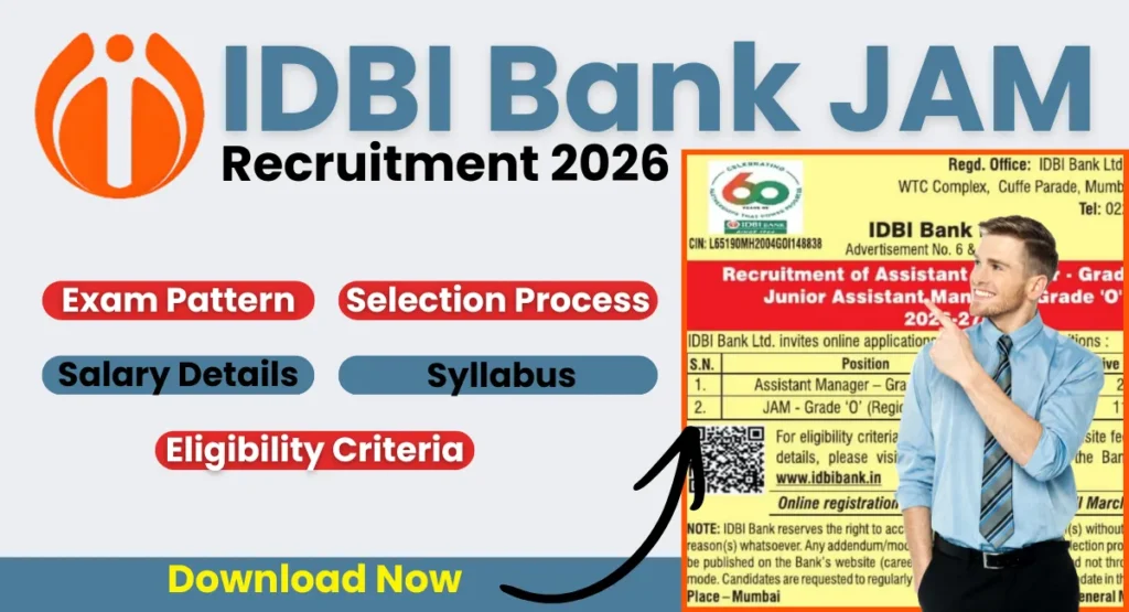 IDBI Bank JAM Recruitment 2026