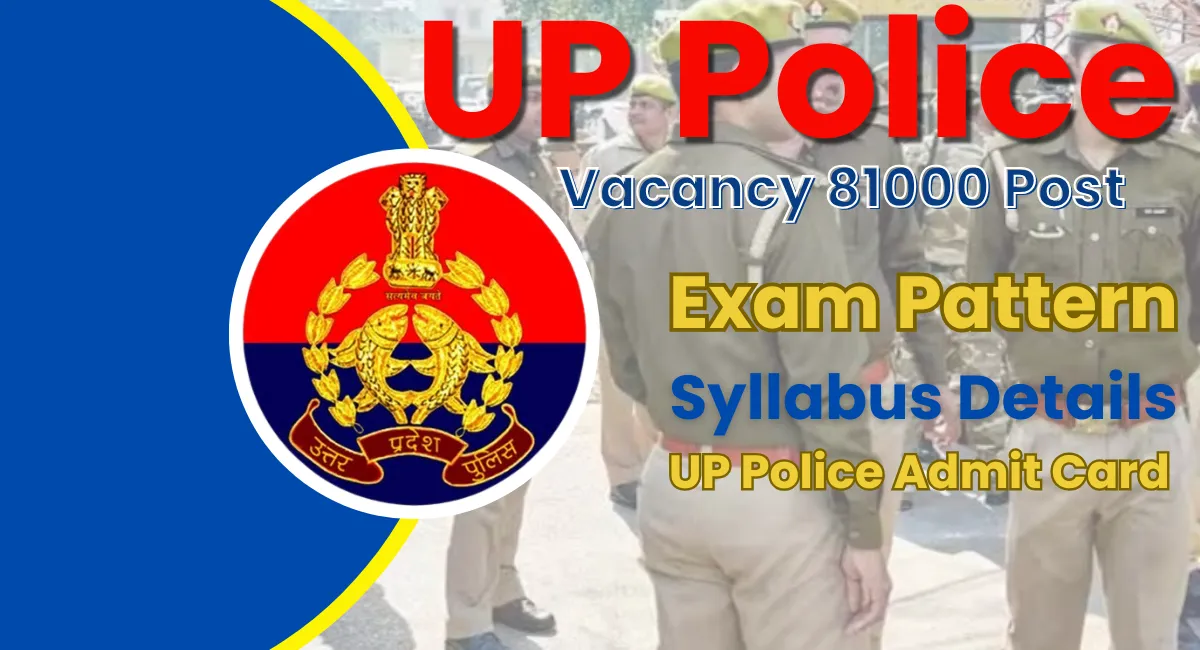 81000 UP Police Vacancy
