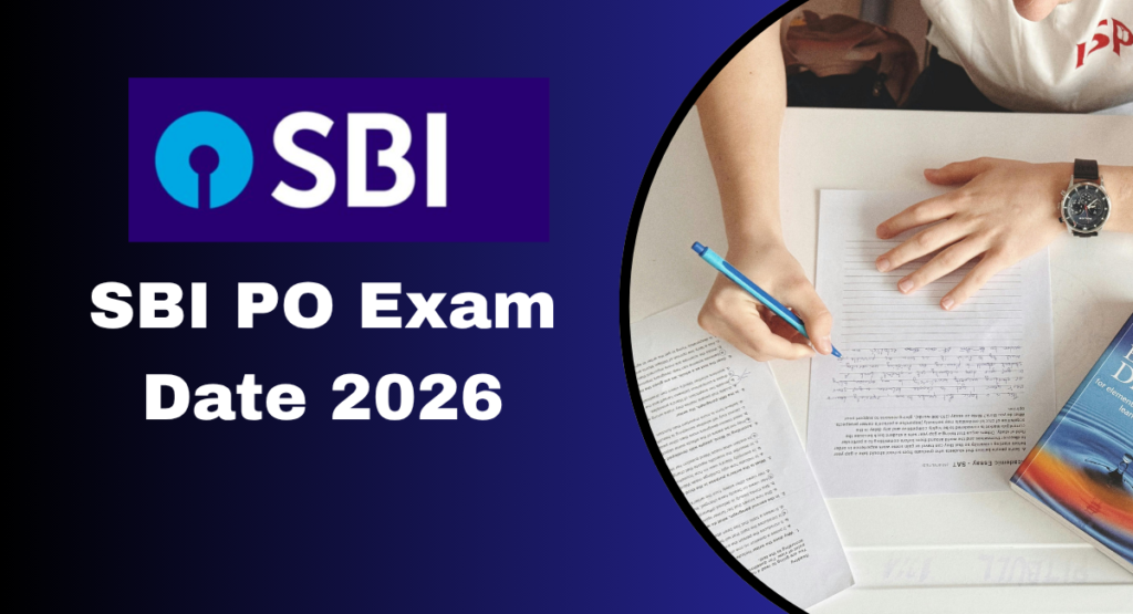 SBI PO Exam Date 2026