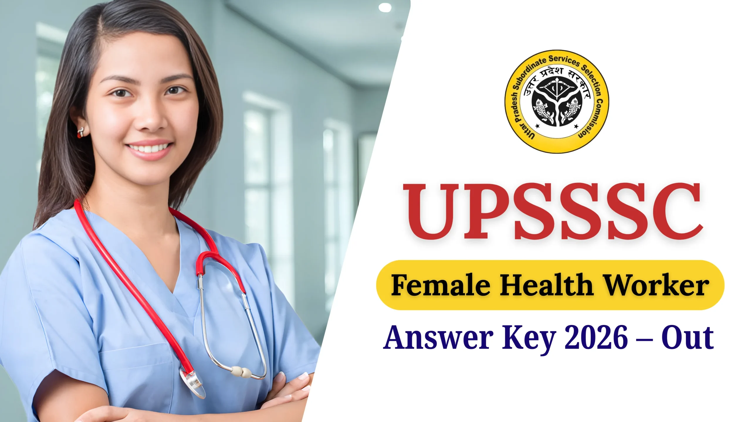 UPSSSC Female Health Worker Answer Key 2026